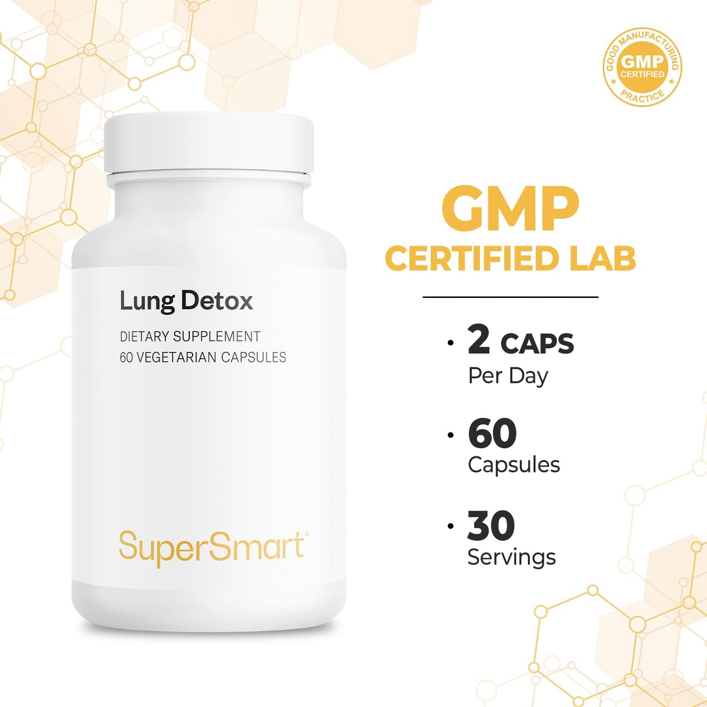 Supersmart Lung Detox (Advanced Formula) Capsules 60