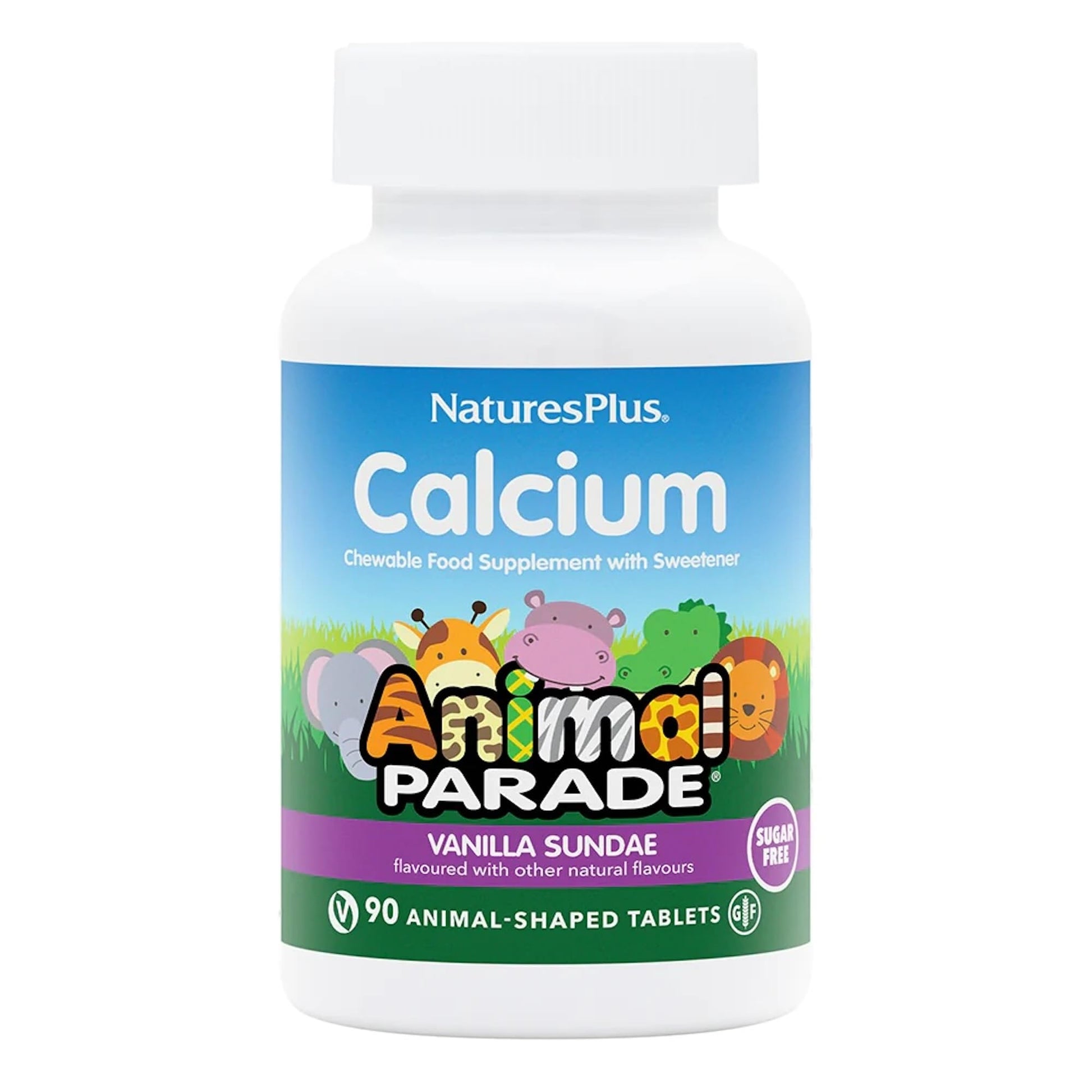 NaturesPlus Calcium Sugar Free Chewables 90 Count