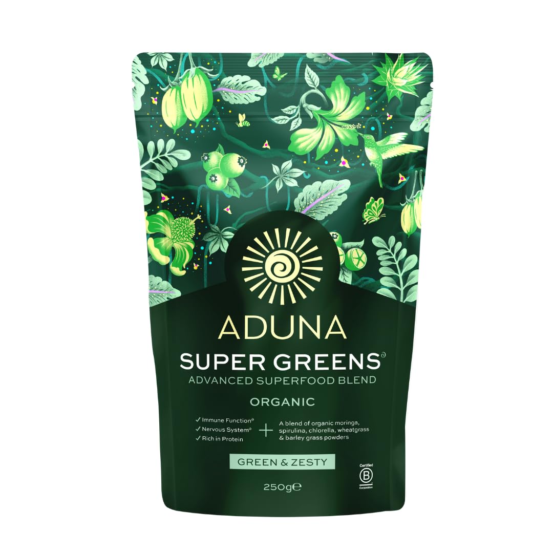 Aduna Organic Super Greens Blend Powder, 1 Count