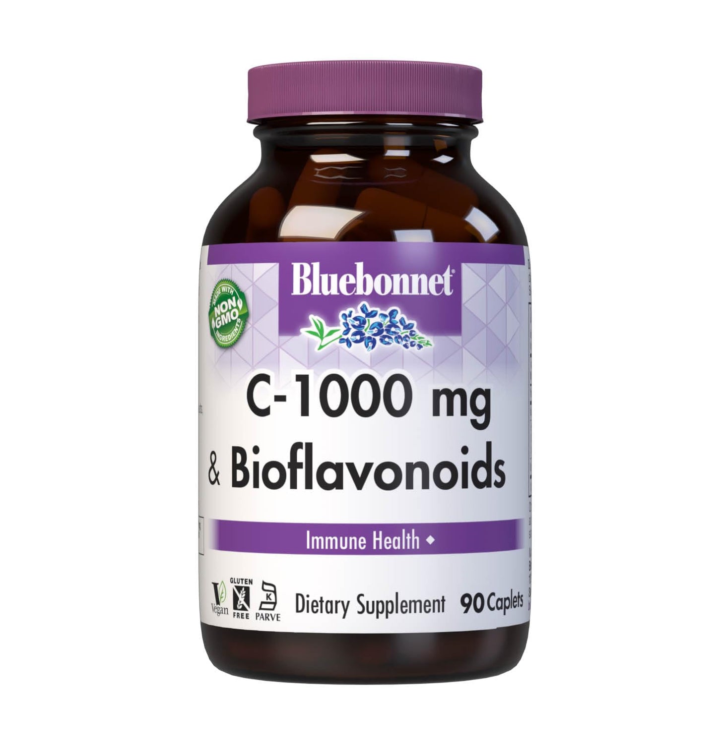 BlueBonnet Vitamin C 1000 mg Plus Bioflavonoids Caplet, 90 Count