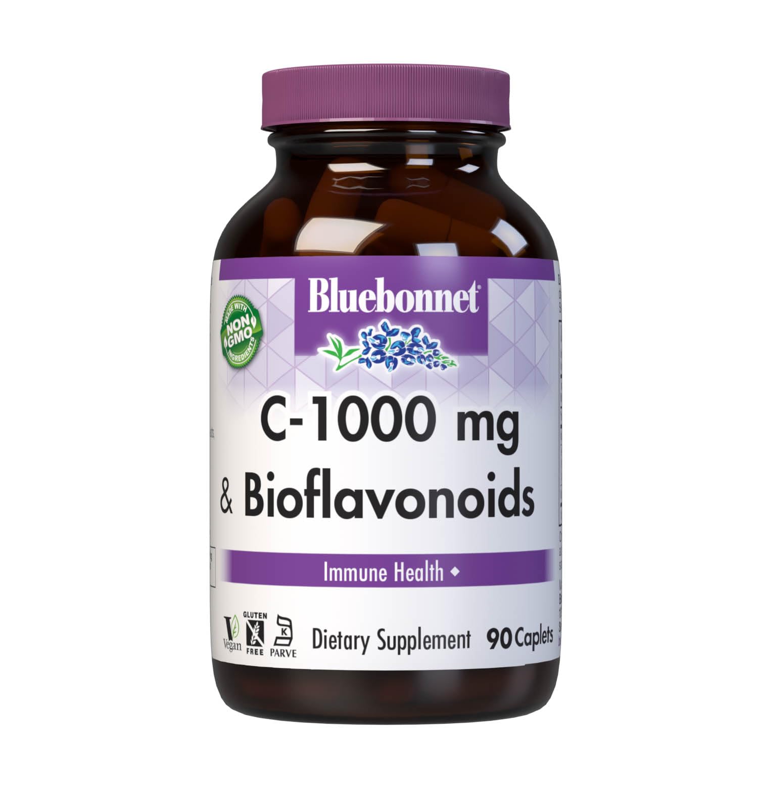 BlueBonnet Vitamin C 1000 mg Plus Bioflavonoids Caplet, 90 Count