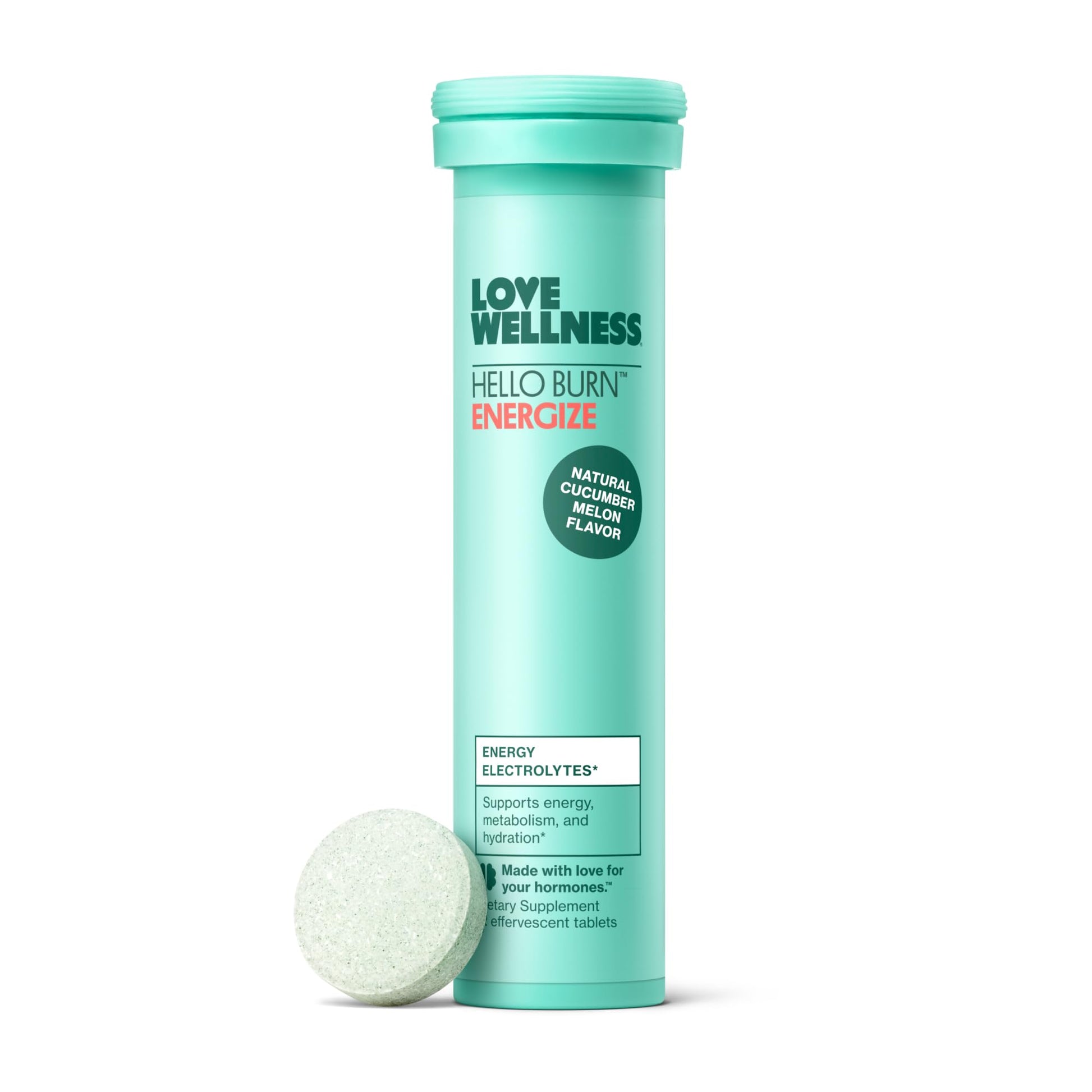 Love Wellness Hello Burn Energize Electrolytes & B Vitamins 12 Tablets