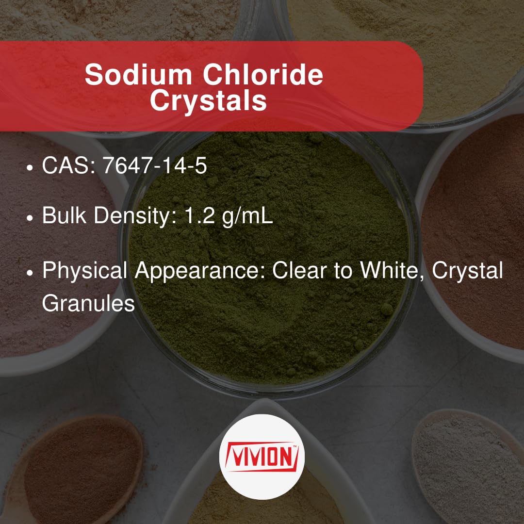 Vivion Sodium Chloride USP Pharmaceutical Grade Powder, 35.27 Ounces
