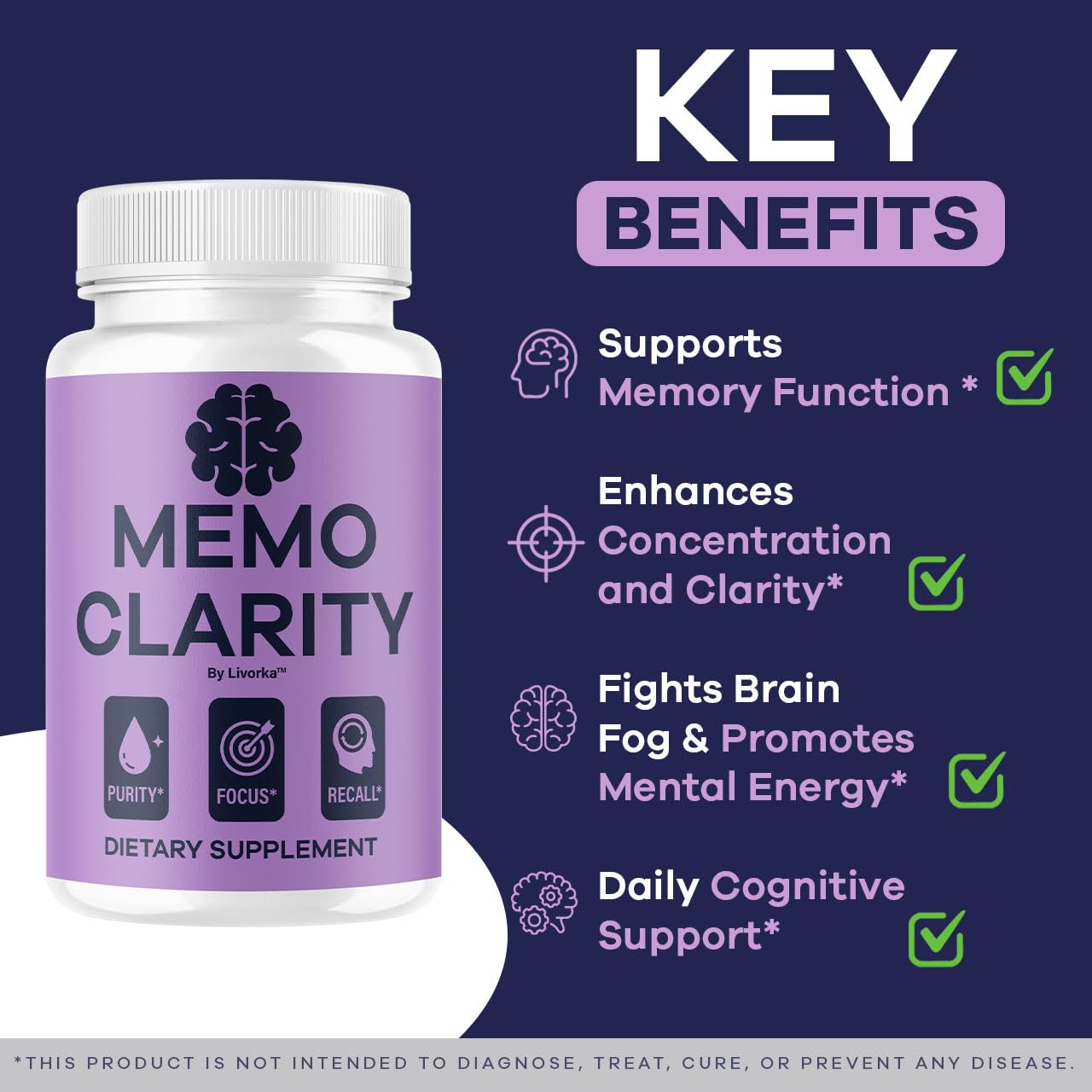LIVORKA Memo Clarity Capsules 300 Capsules