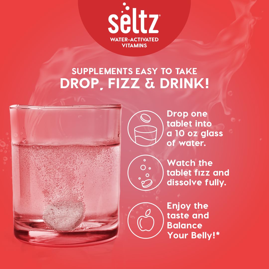 Seltz Apple Cider Vinegar Drink Tablets, 20 Count