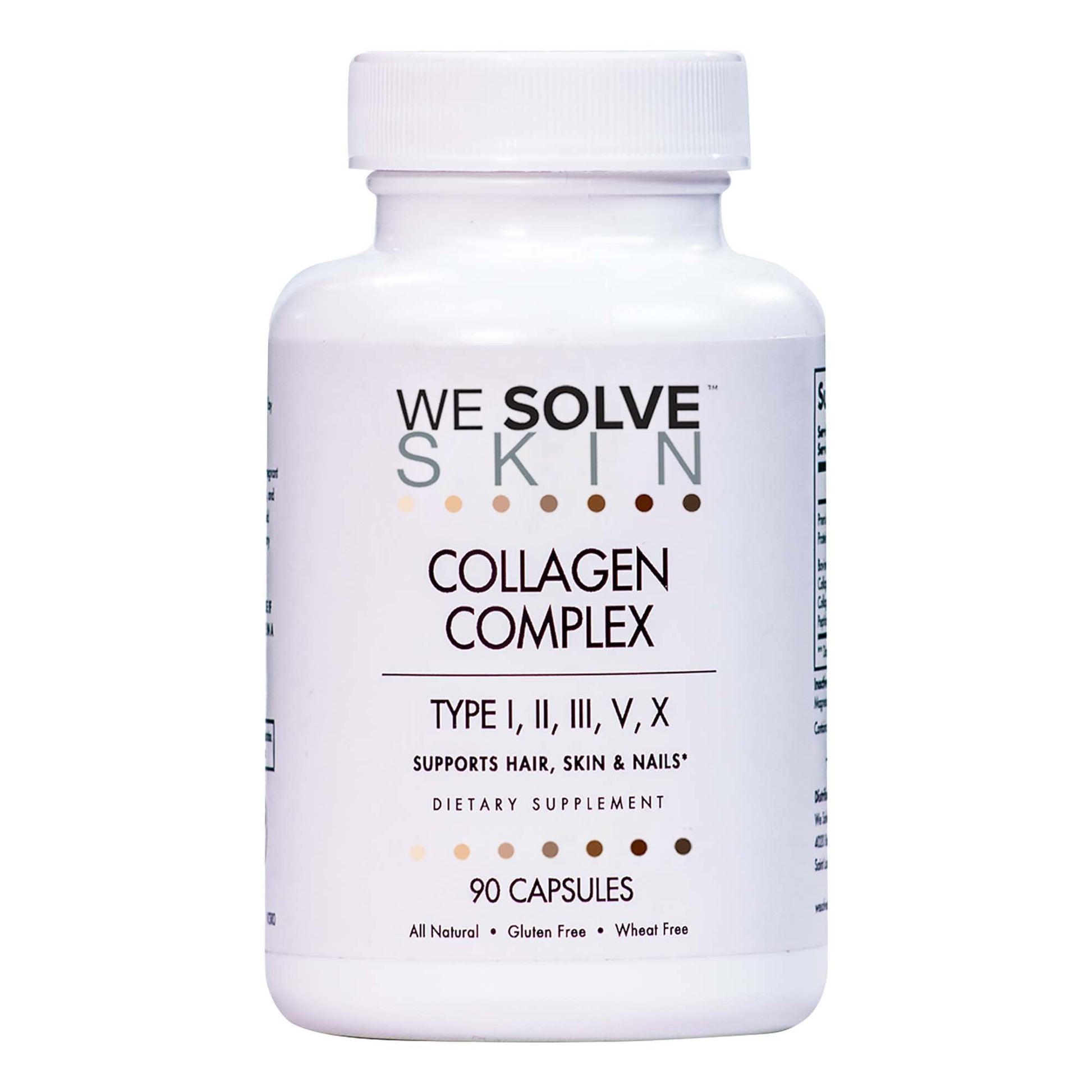 We Solve Skin Multi Collagen Peptides Capsules 90 Count