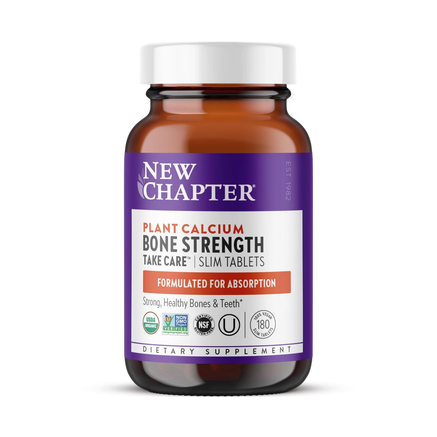 New Chapter Bone Strength Take Care Supplement Tablets, 180 Count