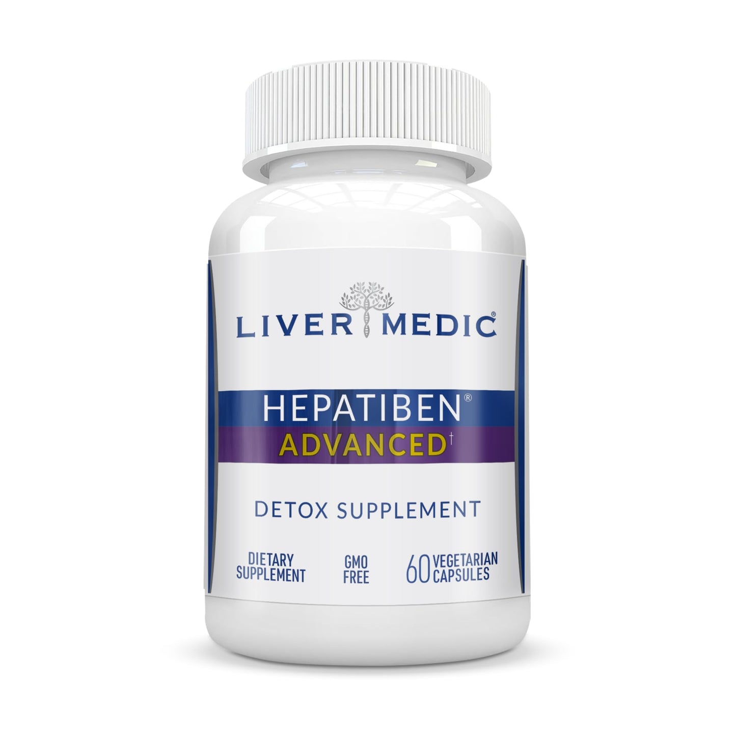 Liver Medic Hepatiben Liver Detox Cleanse Capsules 60 Count