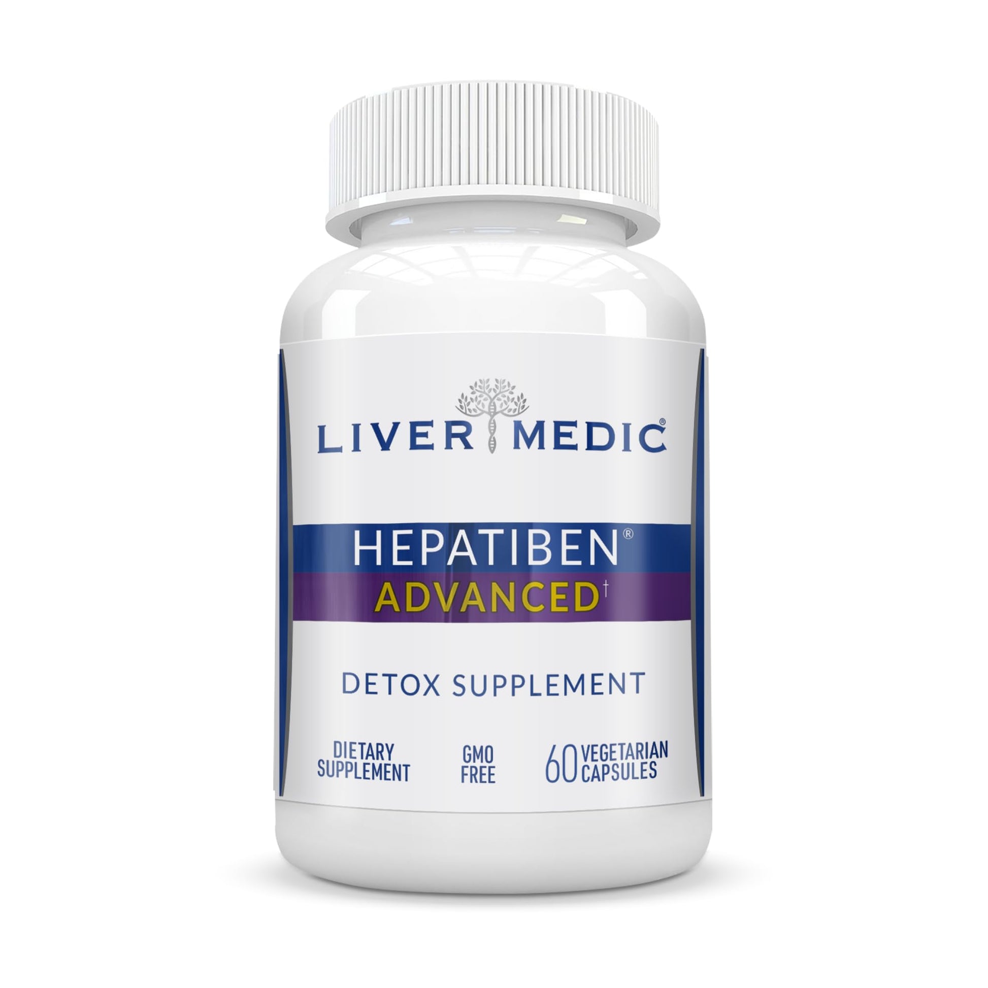 Liver Medic Hepatiben Liver Detox Cleanse Capsules 60 Count