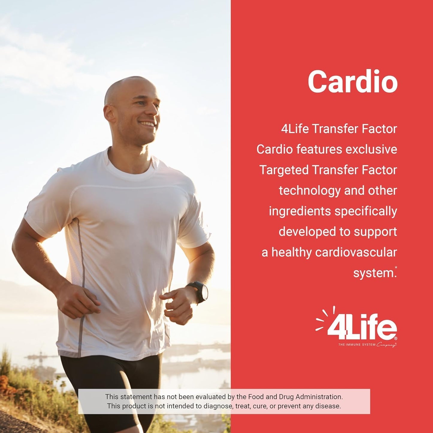 4Life Transfer Factor Cardio Heart Support with CoQ10 Garlic 90 Capsules