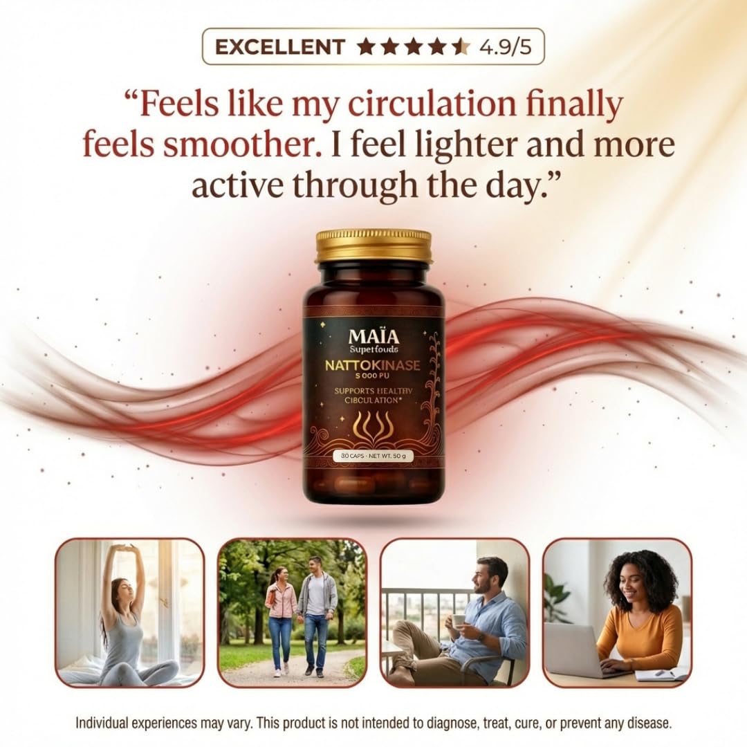 MAÏA SUPERFOODS Maia Nattokinase Capsule 30 Count