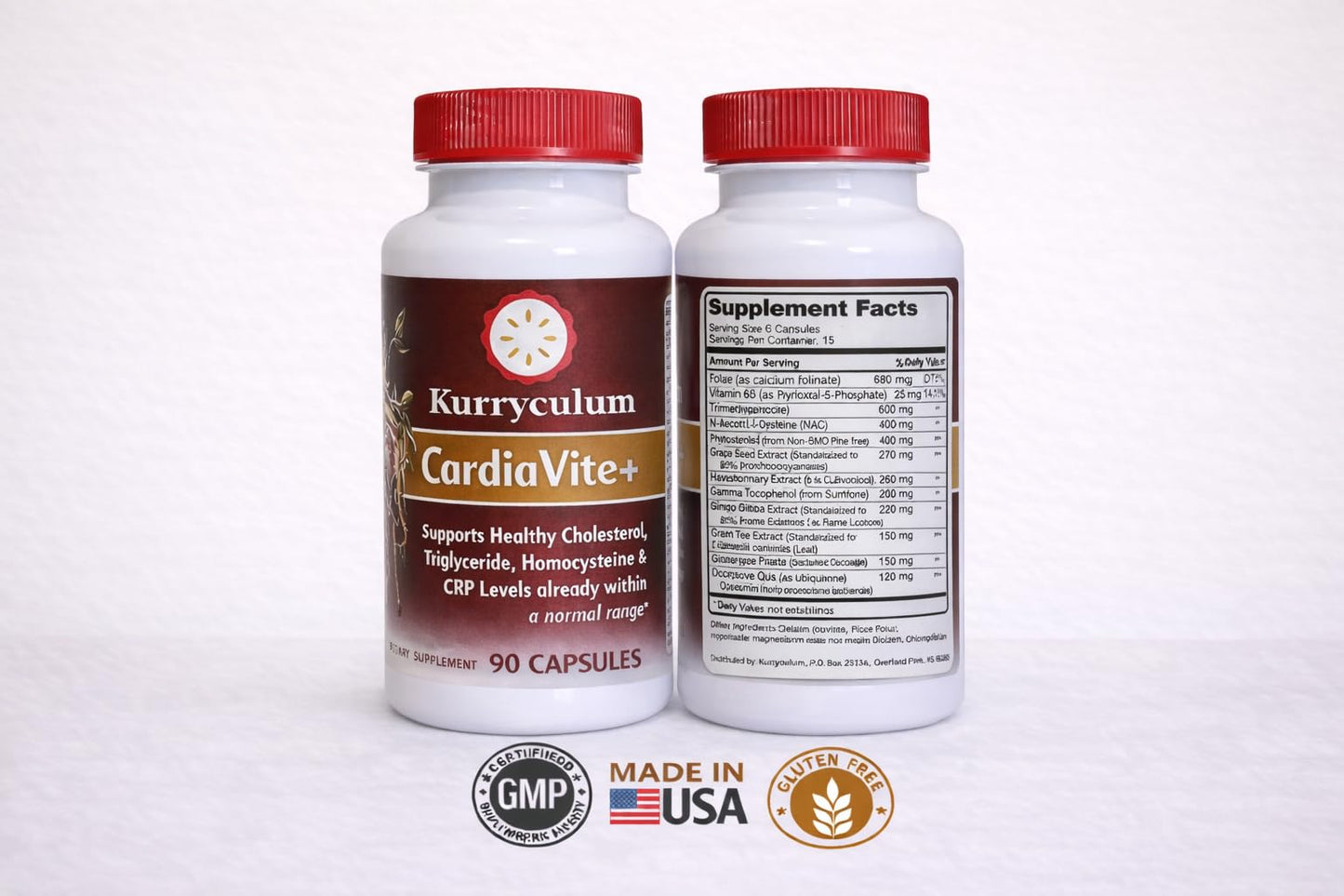Kurryculum Cardiavite Heart Wellness Support Supplements Capsule, 90 Capsules