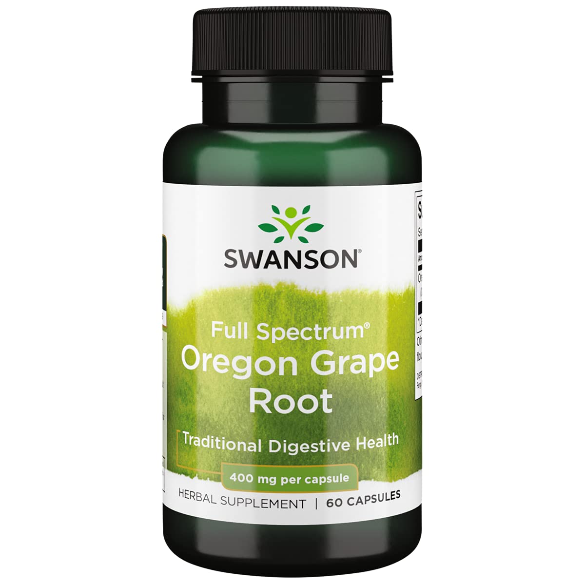 Swanson Full Spectrum Oregon-Grape Root 400 mg Capsules, 60 Count