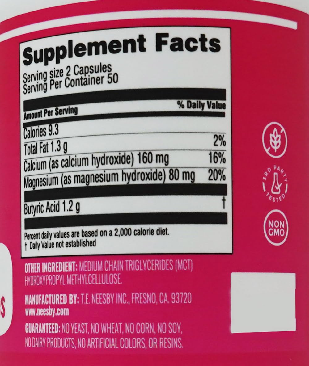 Neesby Butyrex 100 Capsules