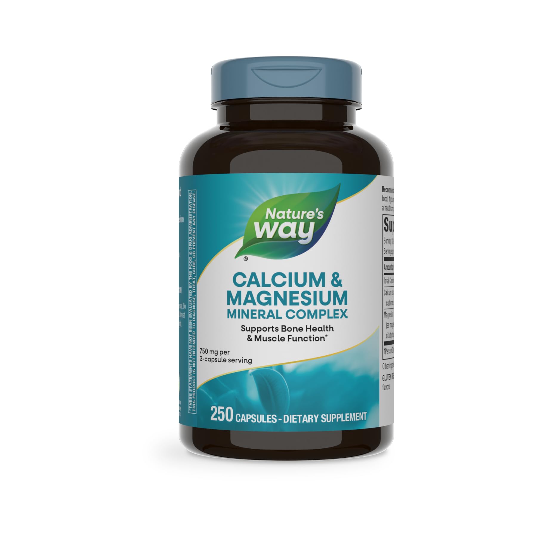 Nature's Way Calcium & Magnesium Mineral Complex Capsules 250