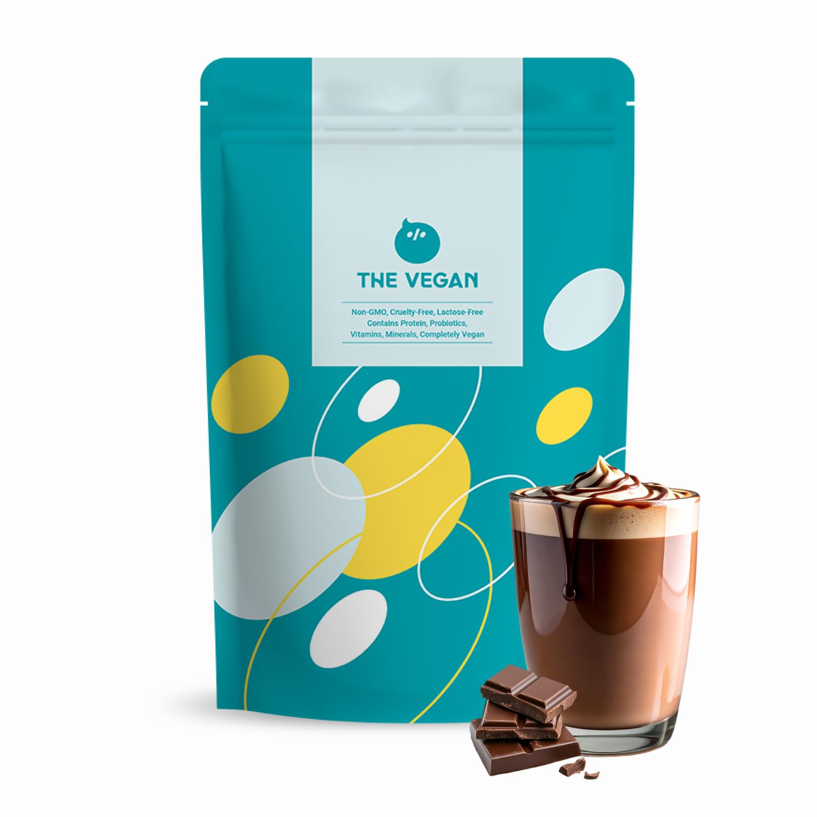 THE VEGAN Plant Based Protein Powder Chocolate, 32.25 oz