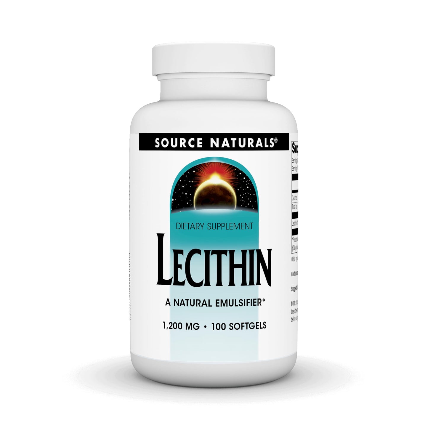 Source Naturals Lecithin 1200 mg Softgel 100