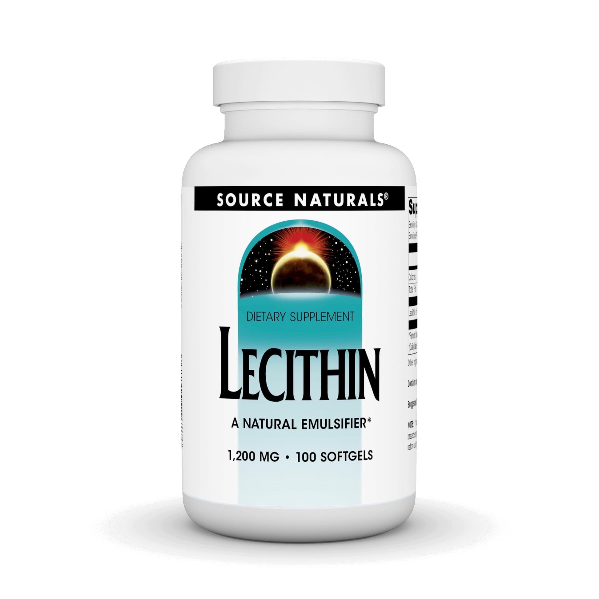 Source Naturals Lecithin 1200 mg Softgel 100