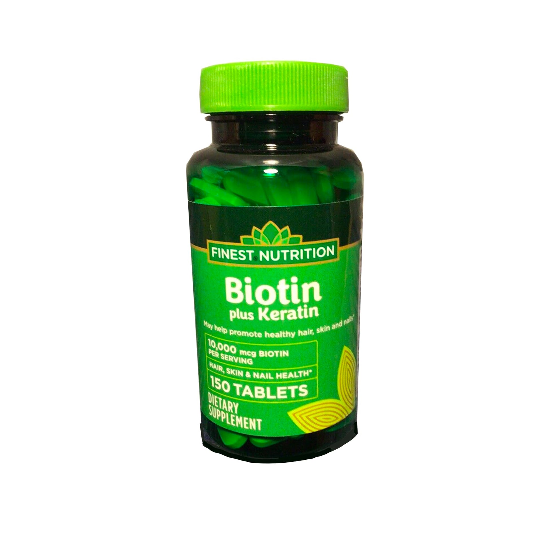Finest Nutrition Biotin + Keratin Tablet, 150 Count