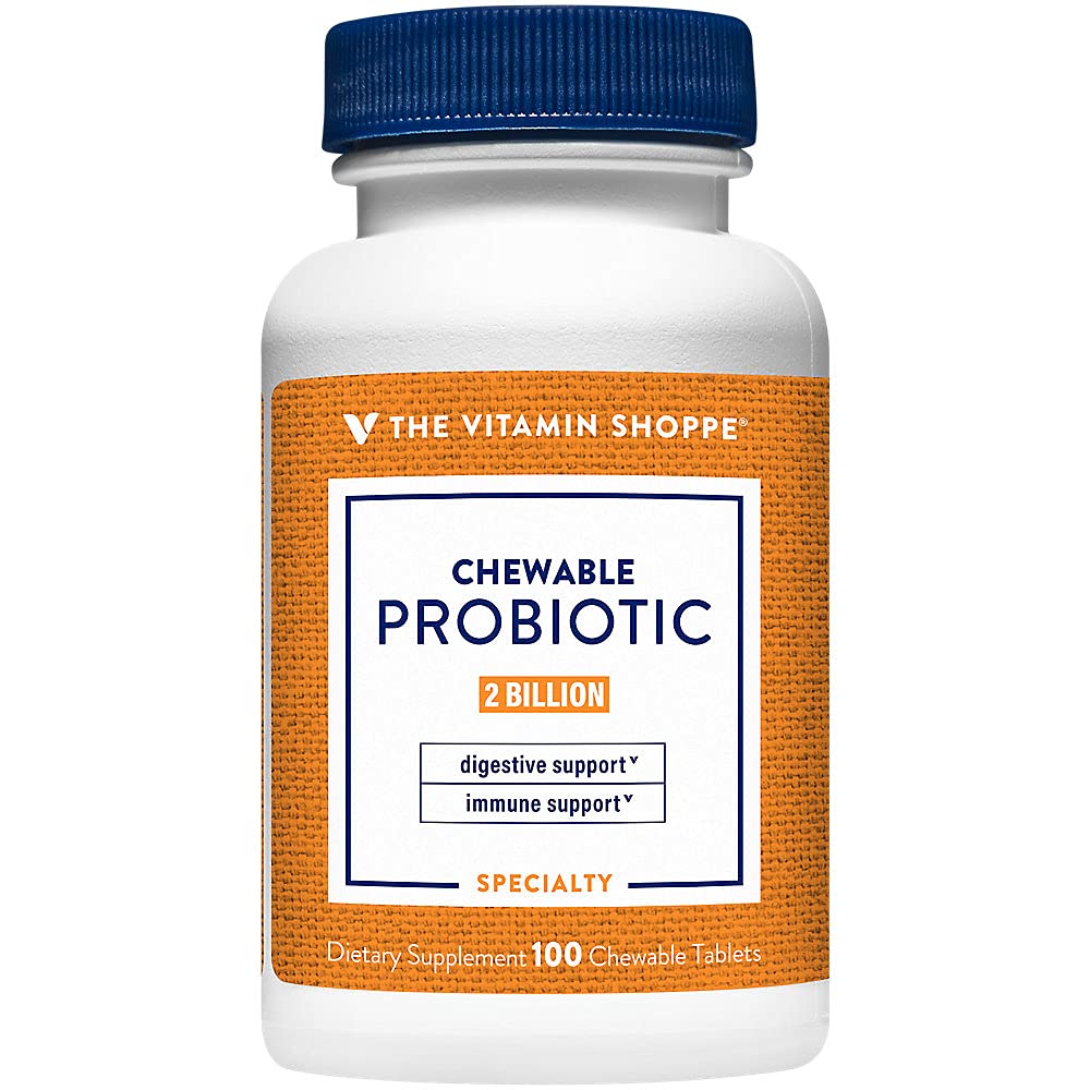 The Vitamin Shoppe Probiotics Chewable Tablets 100 Count