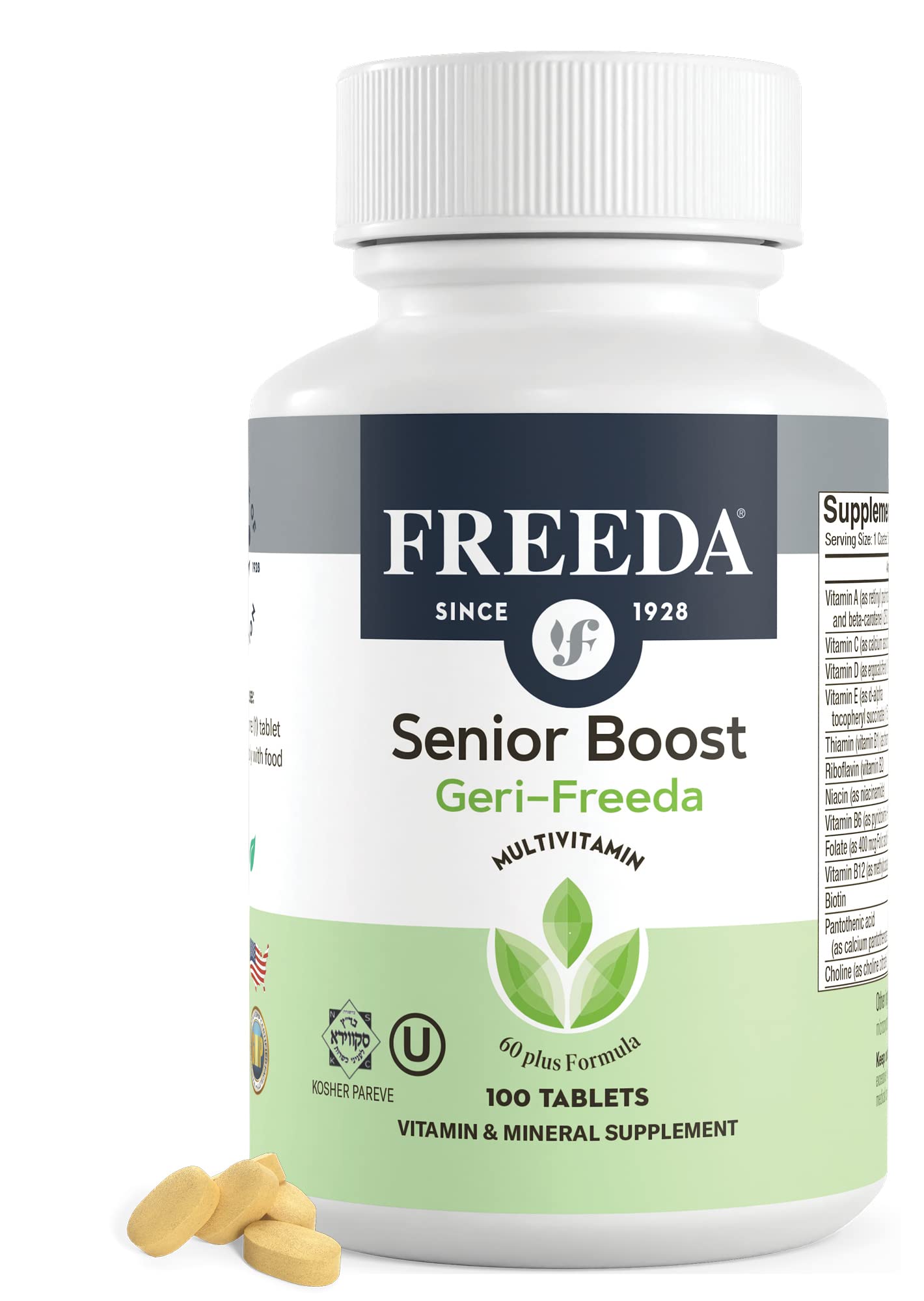 Freeda Senior Multivitamin Tablet 100 Count