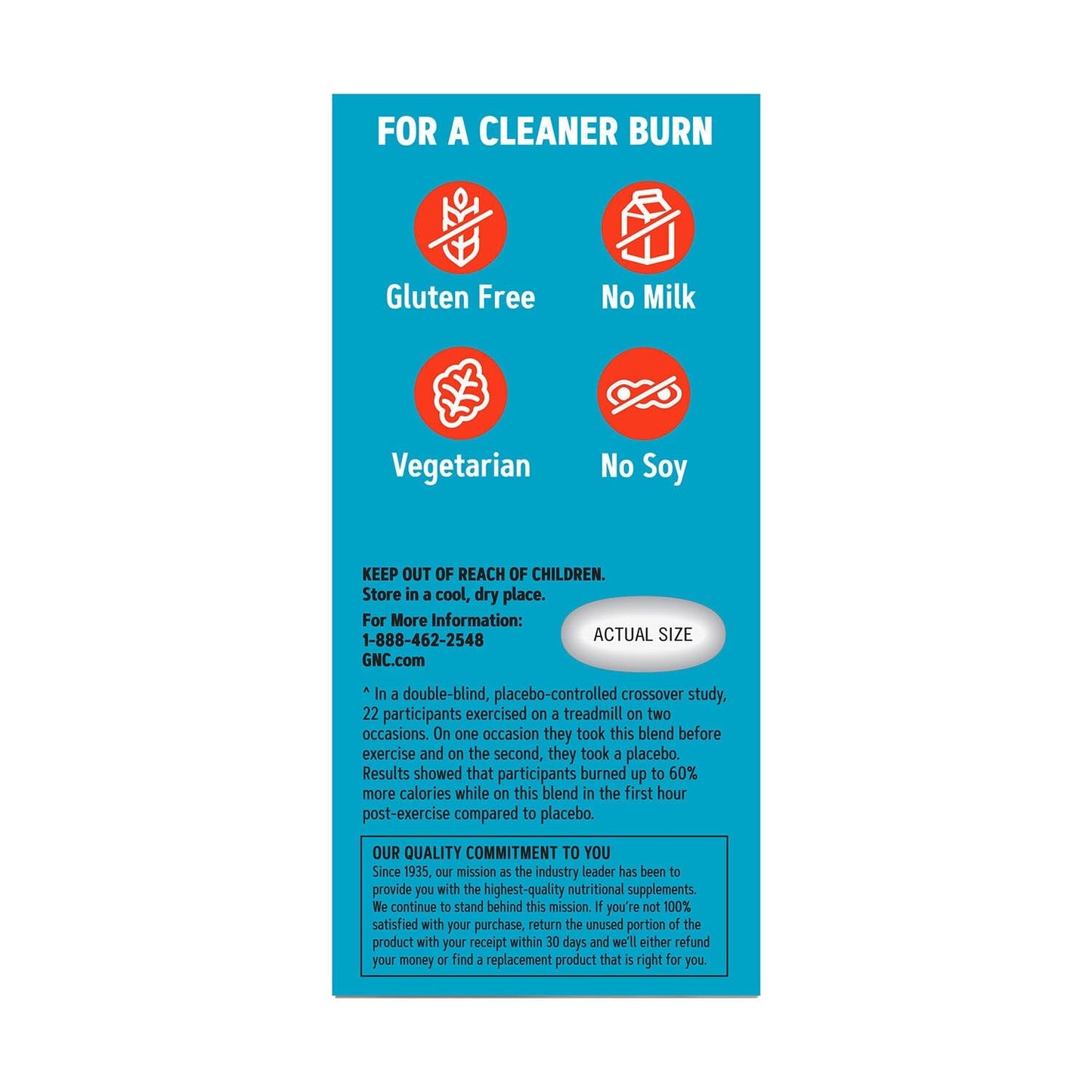 GNC Total Lean Burn Caplets 30 Count
