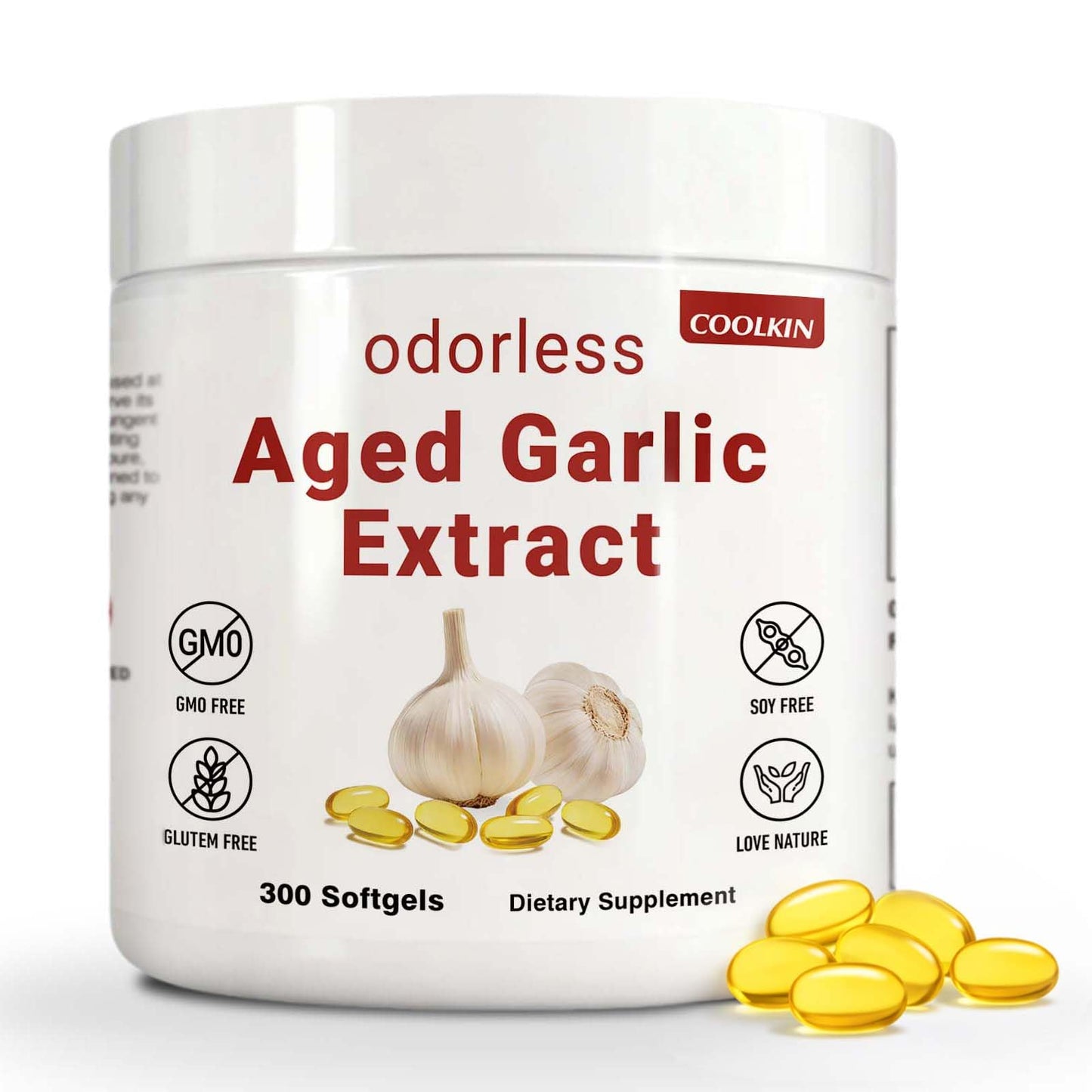 COOLKIN Aged Garlic Extract Softgels 300