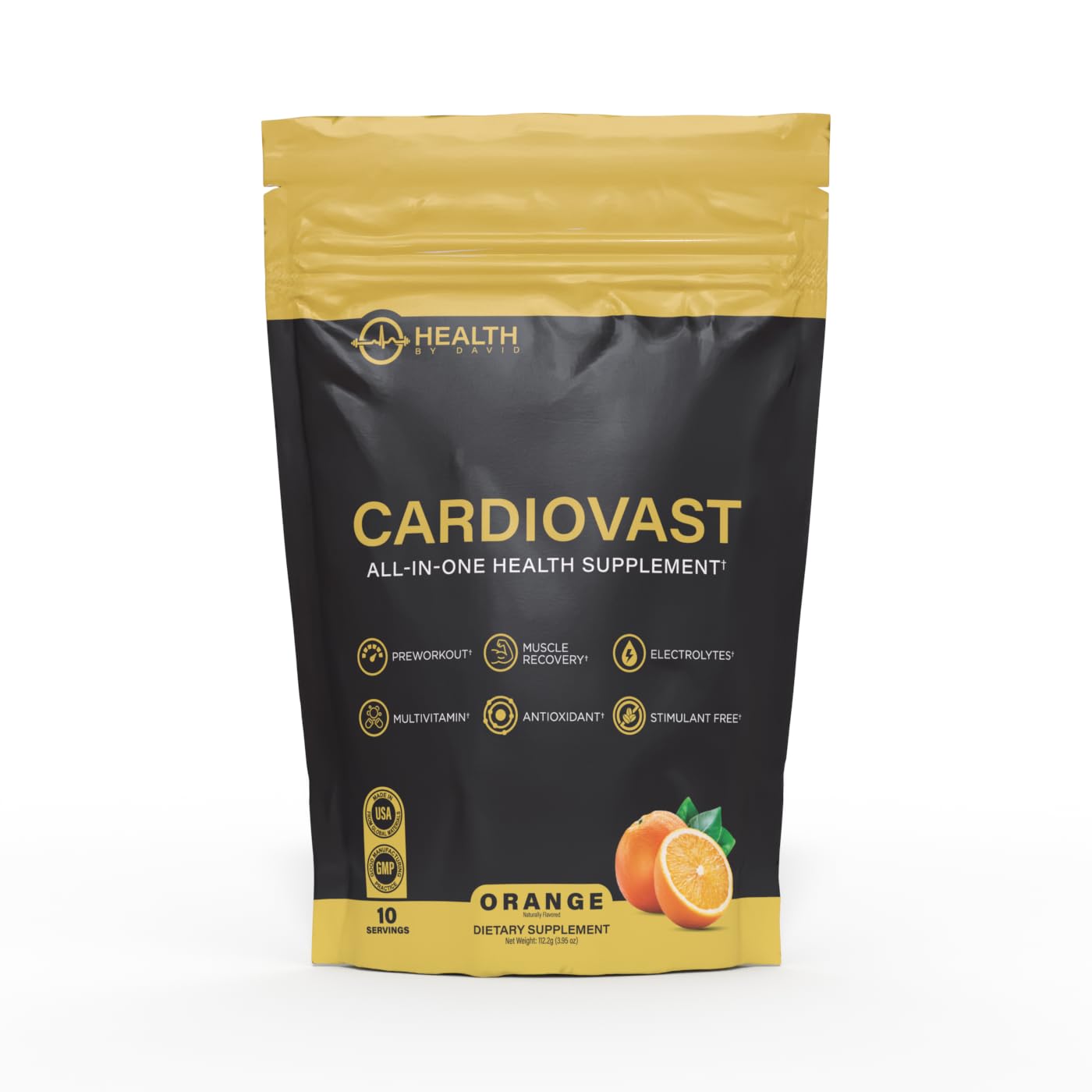 Health by David CardioVast All-in-One Health Supplement Powder 10 Ounce
