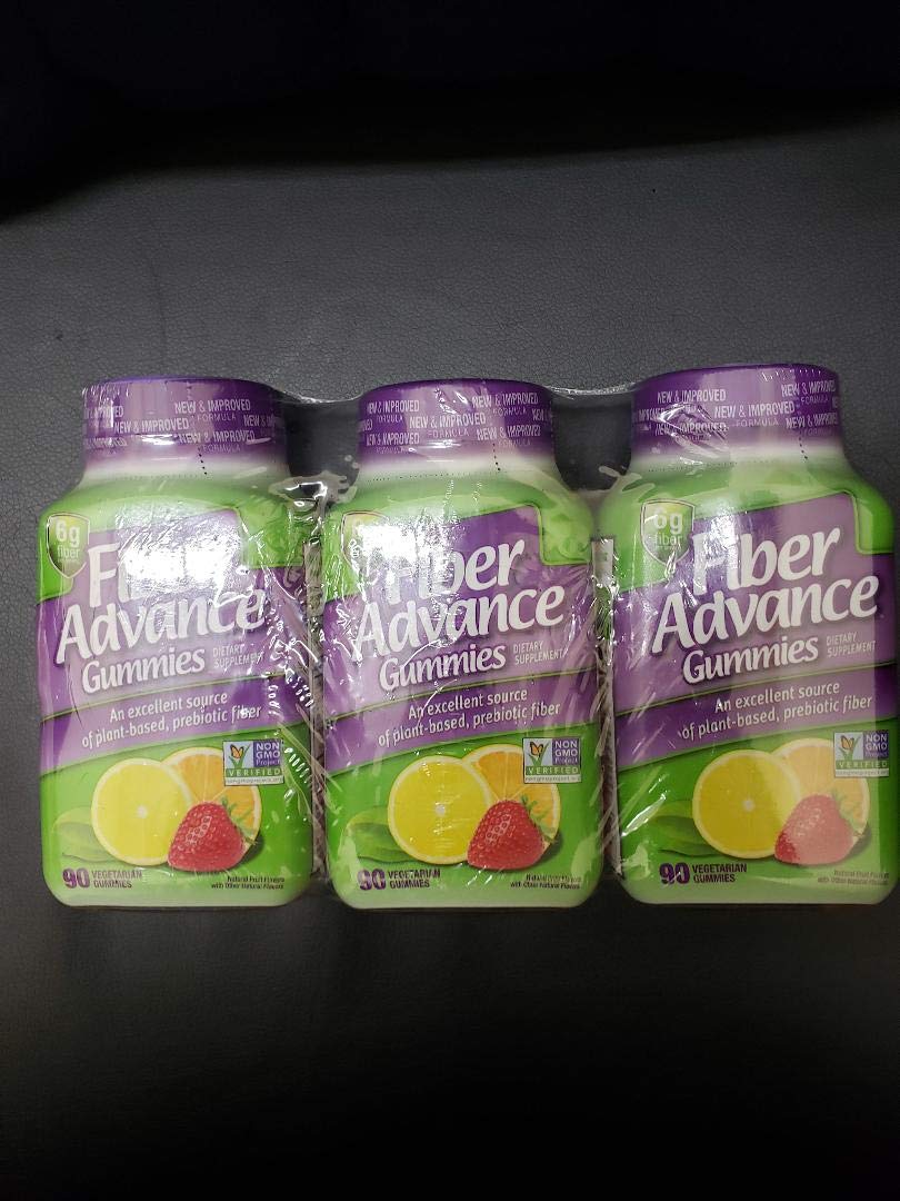 Fiber Advance Gummies 6G Fiber, 3 Pack