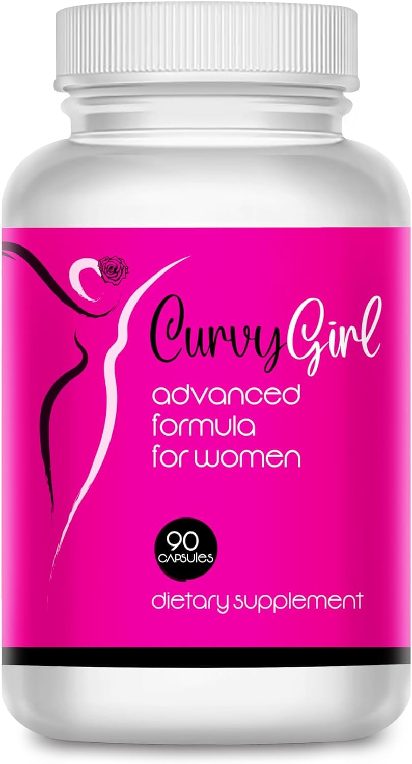 XENXNUTRA LABS Curvy Girl Female Weight Gain Pills Top and Bottom Enhancement for Women, 90 Capsules
