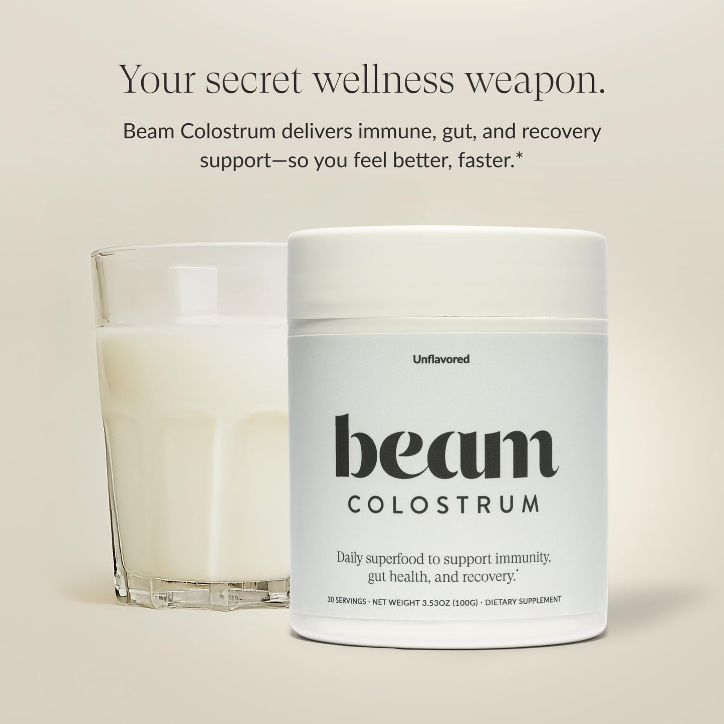 BEAM Glow + Colostrum Powder Bundle 9.12