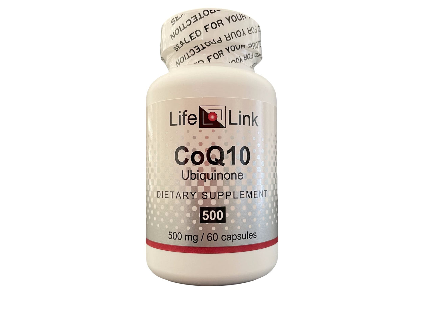 LifeLink CoQ10 500 mg Capsule, 60 Capsules