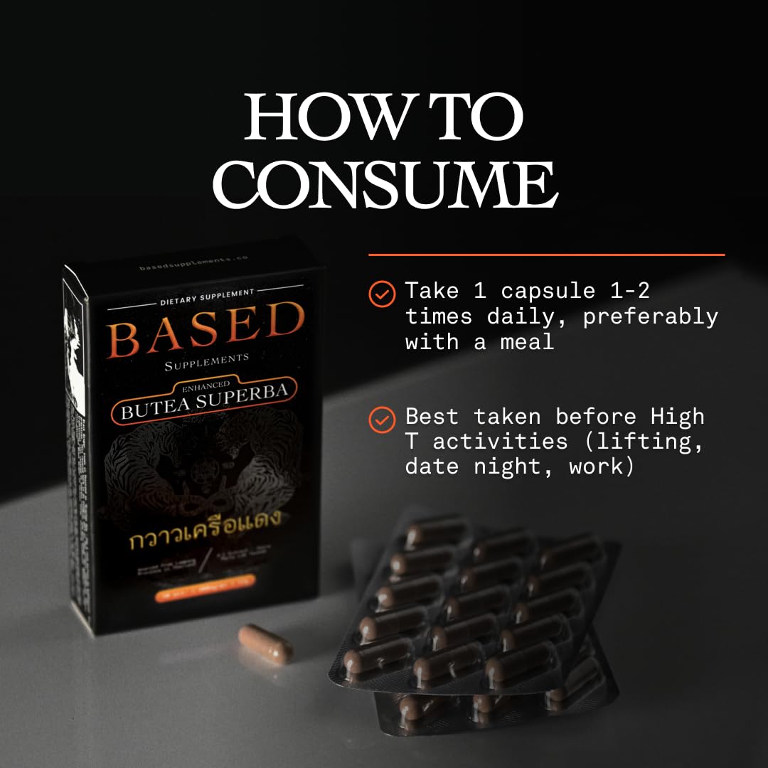 Based Supplements Butea Superba Extract Capsule, 1 Count