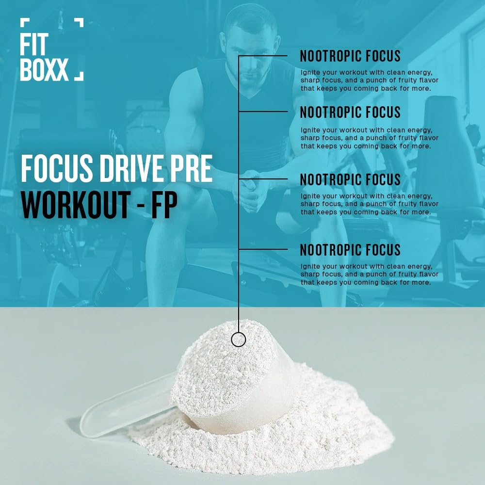 Fit Boxx FocusDrive Pre-Workout Powder 30 Servings