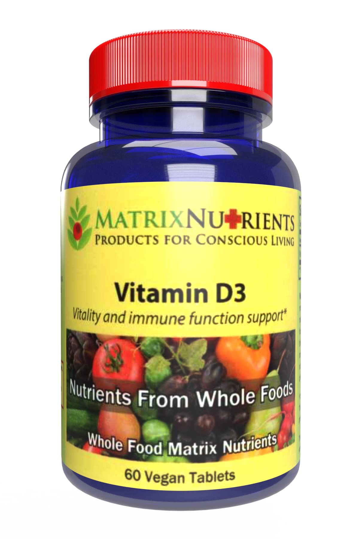 Matrix Nutrients Vitamin D3 Tablet, 60 Tablets