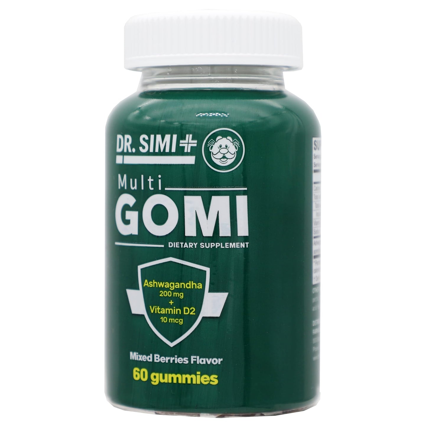 MULTI GOMI Dr. Simi Ashwagandha + Vitamin D2 Gummies 60 Count