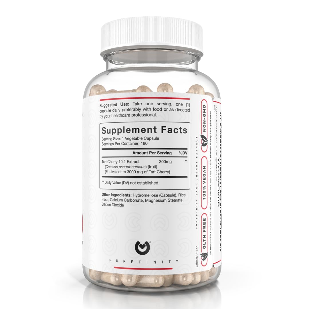 PUREFINITY Tart Cherry 180 Capsules