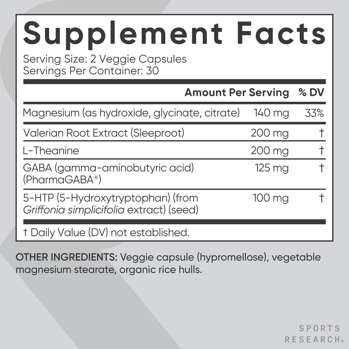 Sports Research Sleep Pack Organic Ashwagandha Adaptogen for Relaxation, Calm & Sleep Support 600 mg + Sleep Complex Melatonin-Free Capsules, 150