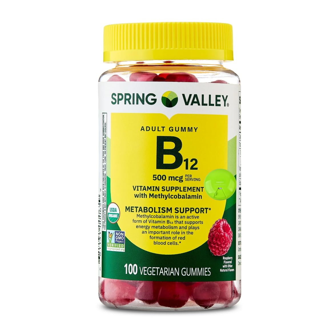 SUREFECT Vitamin B12 500mcg (as Methylcobalamin) Gummies, 100 Count