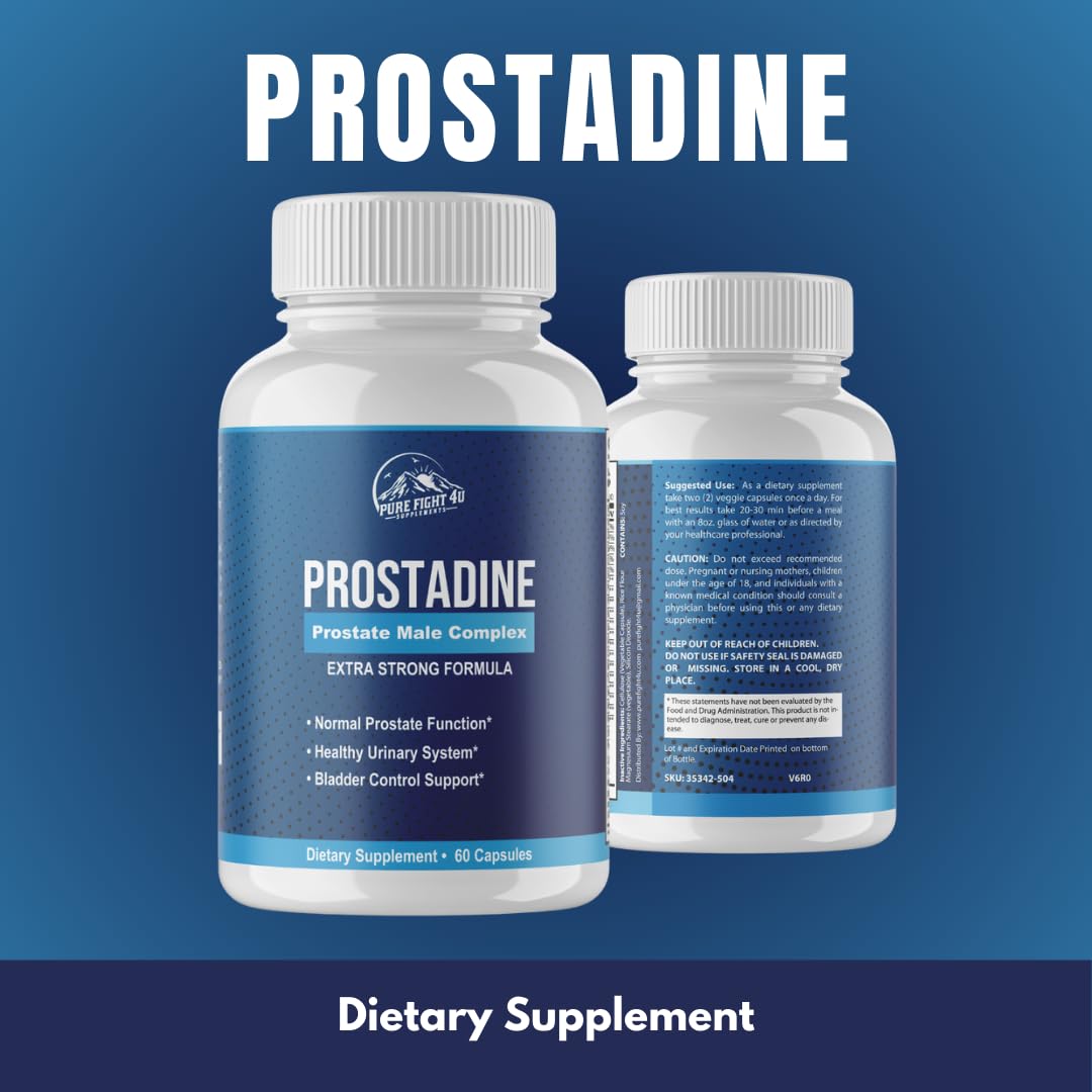 PureFight4U Prostadine Male Prostate & Urinary Health Dietary Supplement Capsules 60 Count