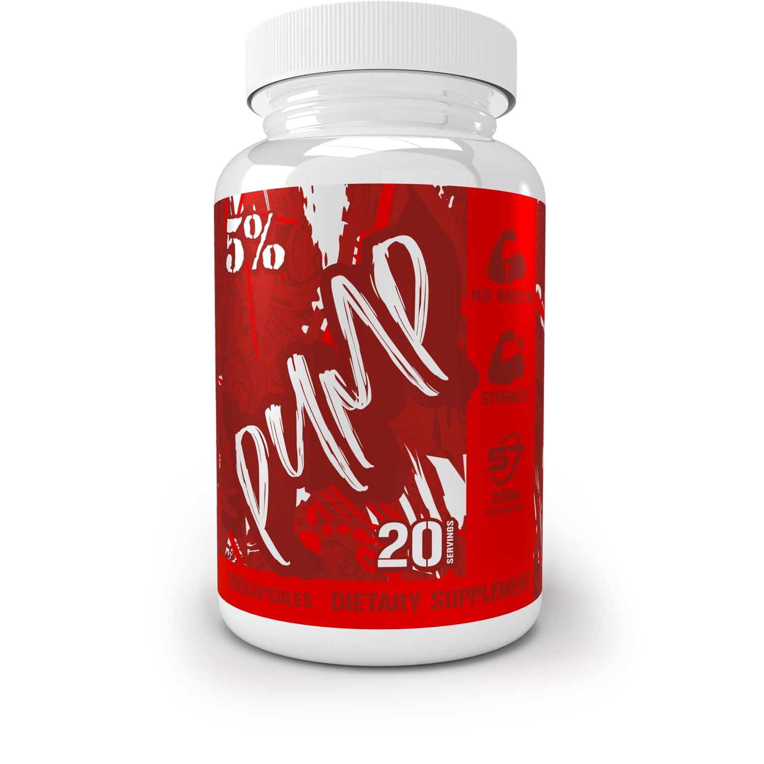 5% Nutrition Code Red Pump Caps Capsule, 100 Count