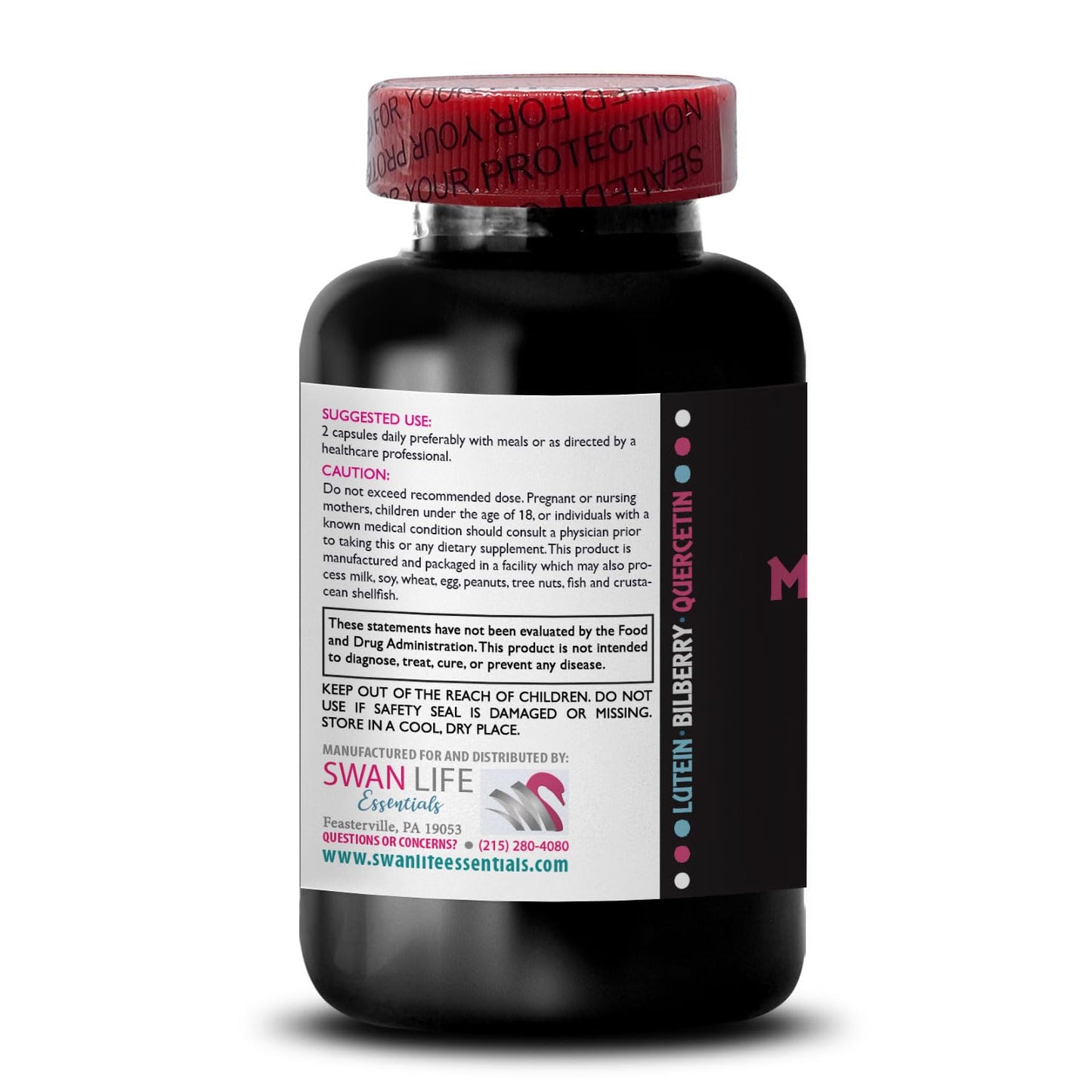 SWAN LIFE ESSENTIALS Eye Vision Supplement Capsule, 60 Capsules
