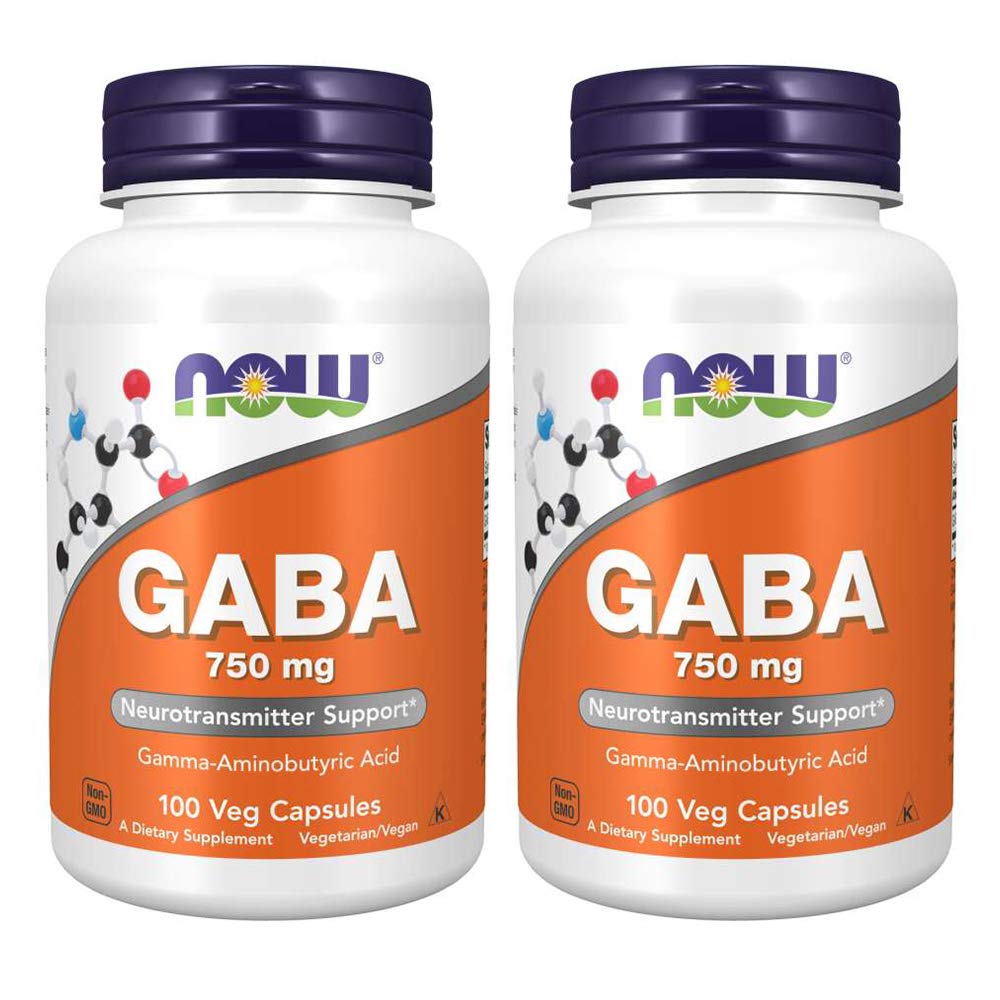 NOW Foods GABA 750mg Capsule 200 Capsules