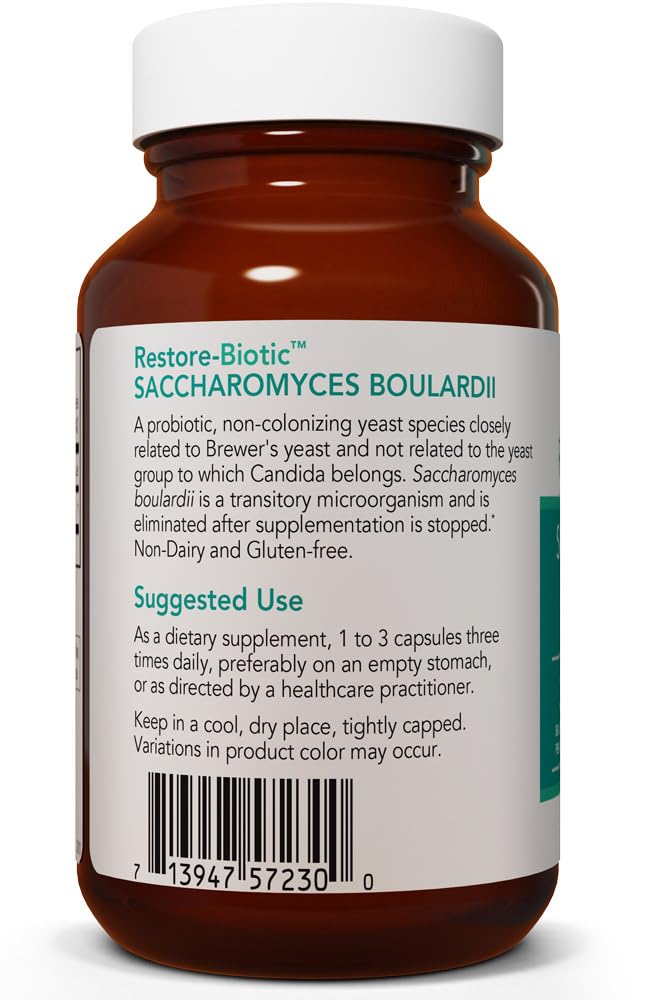 Allergy Research Group Nutricology Restore-Biotic Saccharomyces Boulardii Capsules 120