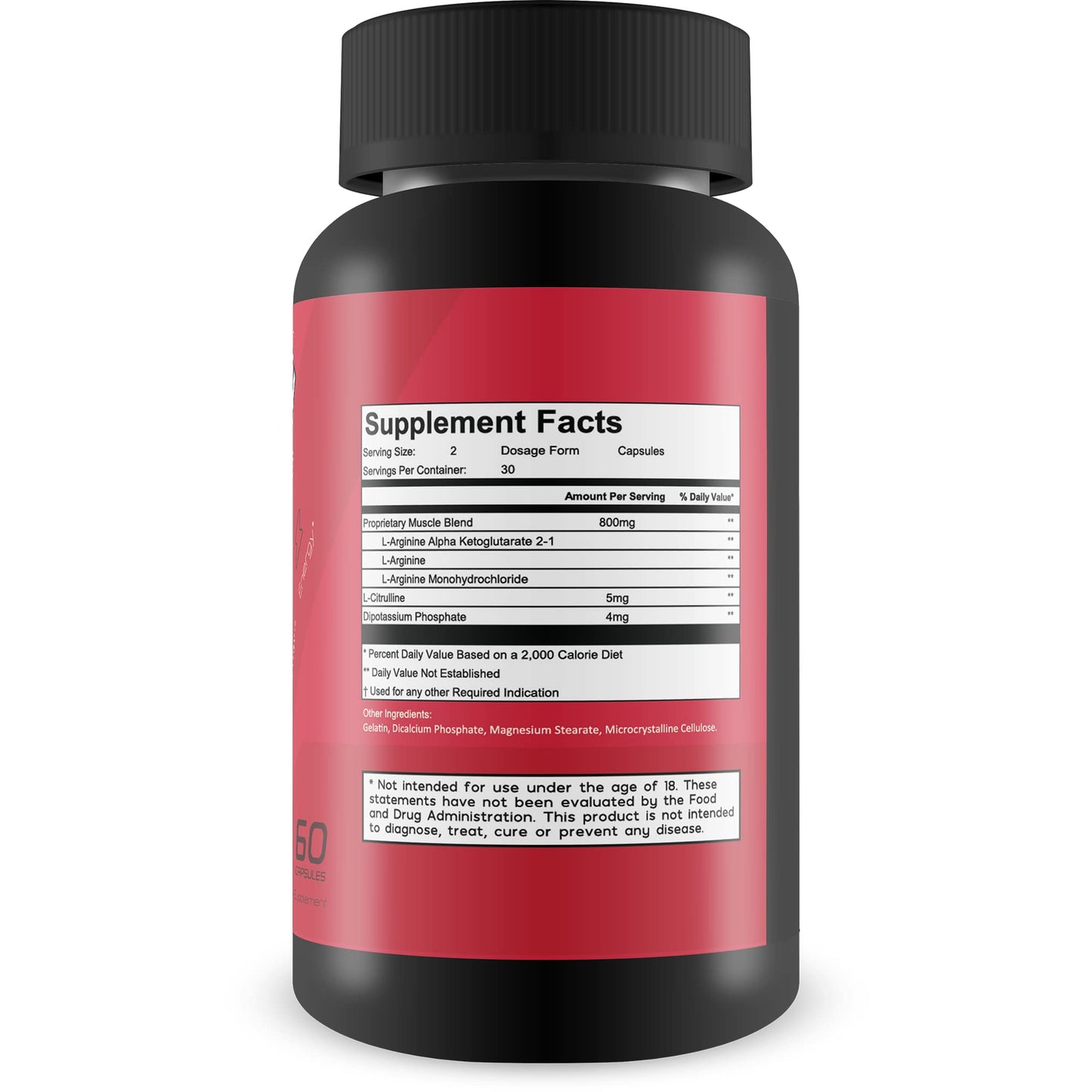 Generic Pro Vitabolic Muscle Growth Support L-Arginine & L-Citrulline Capsule, 1 Count