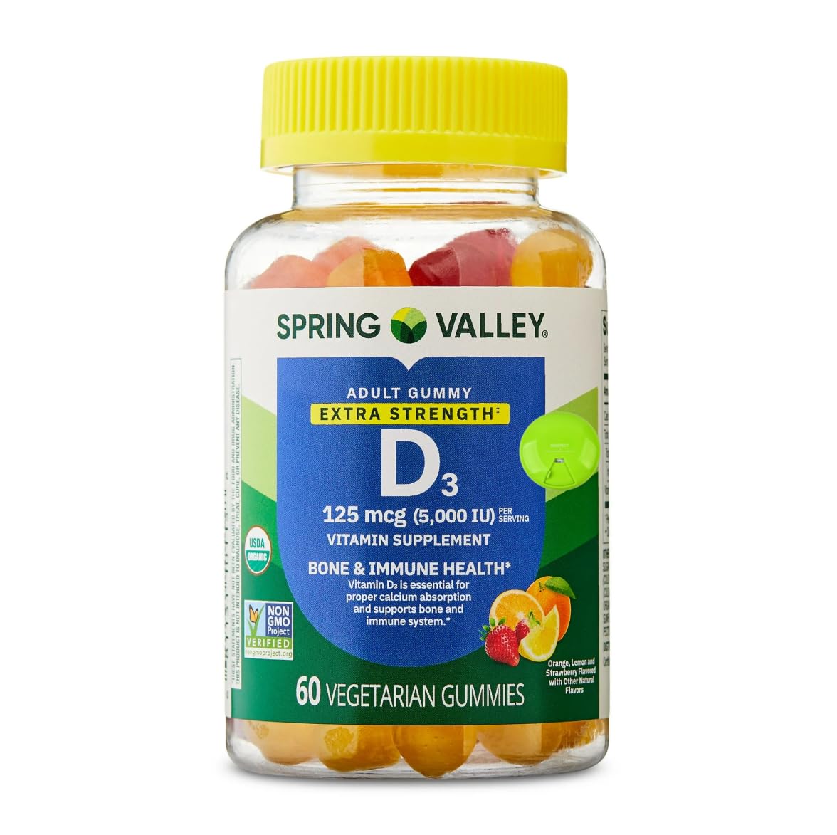 SUREFECT Vitamin D3 125mcg (5,000 IU) Gummies, 60 Count