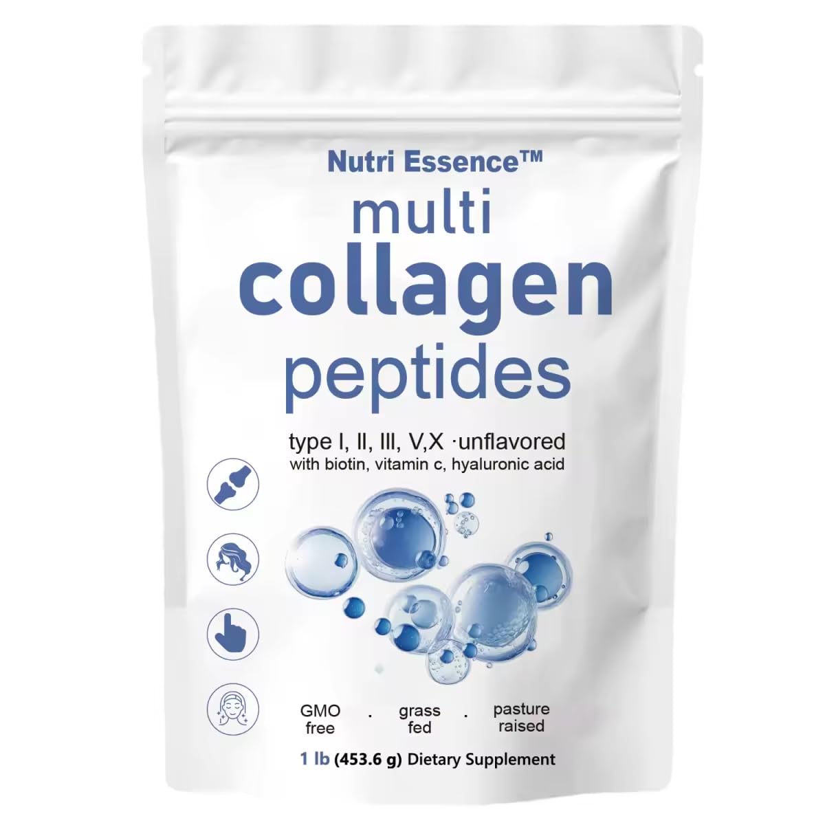 Nutri Essence Multi Collagen Peptides Powder, 1 Pack