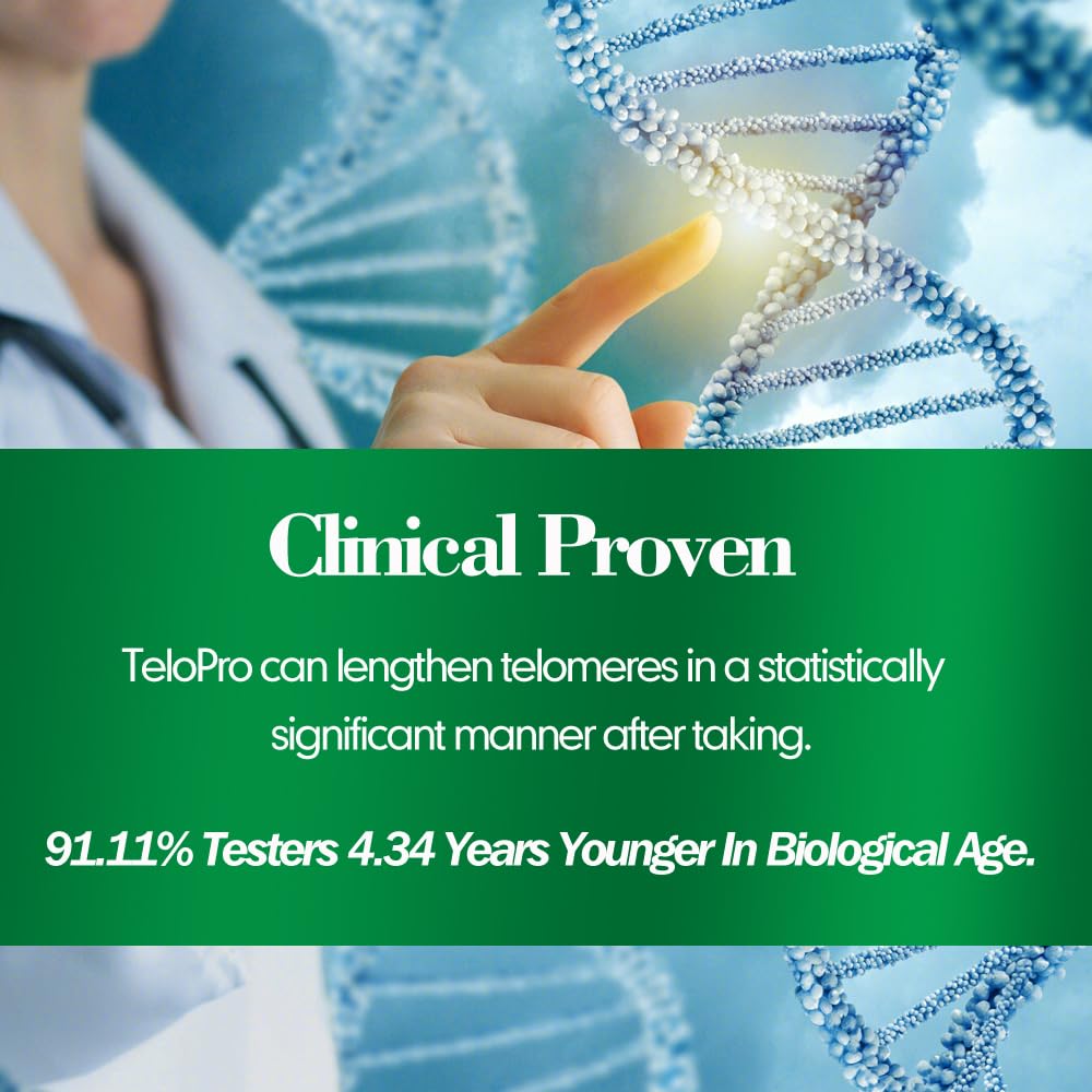 TeloPro Telomere Anti-Aging Supplement Capsule, 1 Count