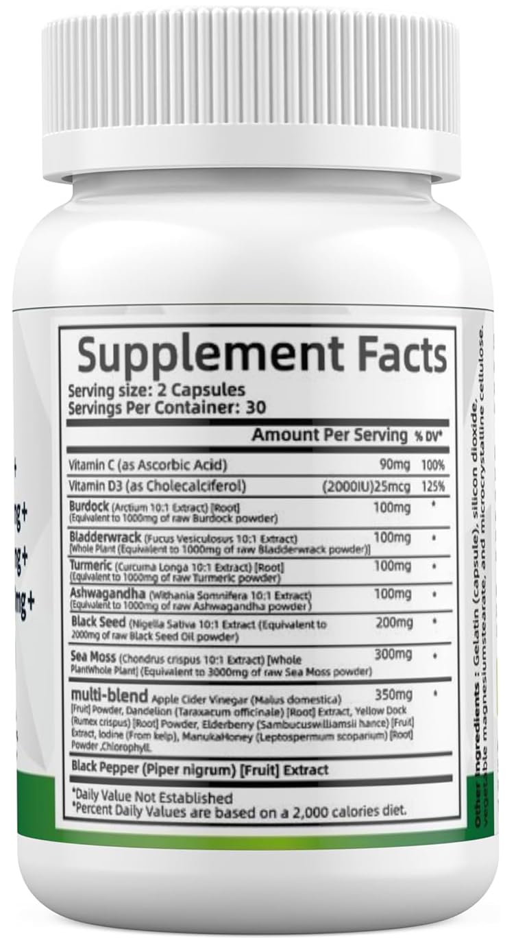ALODI Super Seaweed Blend Capsule, 60 Count