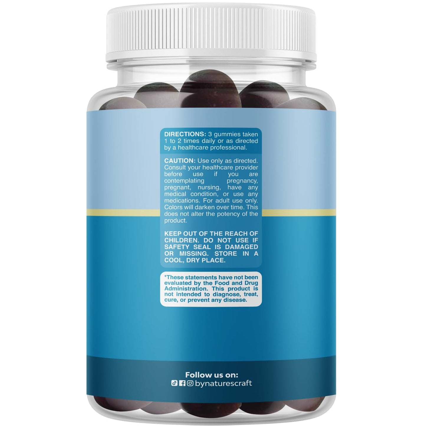 Natures Craft Calming Gummies for Adults with Ashwagandha and Magnesium 270 Count